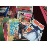 A Quantity of 1970's and Later Comics and Other Entertainment Ephemera, to include Marvel, Iron