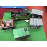 A "JD Models" 'O' Gauge/7mm Kit Build 0-4-0 Tank Locomotive, "Glyn" R/No 3, battery powered,