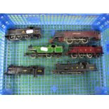 Five 'OO' Gauge/4mm Steam Locomotives for Spares and Repair, a Hornby Dublo 4-6-2 Duchess of