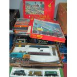 Five 'OO' Gauge/4mm Train Sets, Lima diesel shunter plus two wagons (part box, poor), a "Wanted"