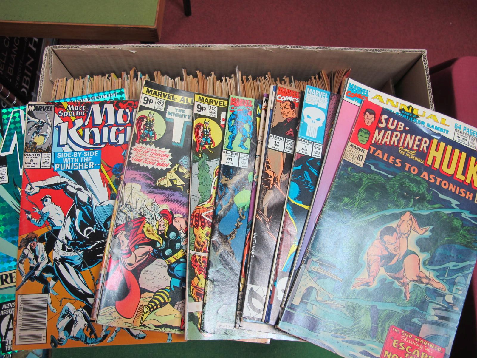 Over 200 Marvel Comics from 1960 to 1990s to include Captain America, Strange Tales, Spider-Man, - Image 3 of 3