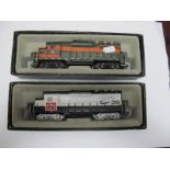 Two 'HO' Gauge Bachmann Spectrum E.M.D GP30 Diesel Locomotive, E.M.D "Decom" R/No GP-30, plus