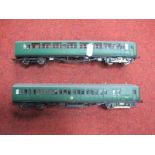 Hornby (China) 'OO' Gauge/4mm Two Car BR Green E.M.U Set, Motor Brake R/No. S107085 and Composite