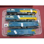 Three Hornby/Triang 'OO' Gauge/4mm Unboxed Diesel Locomotives, a Class 43 Inter City 125 plus