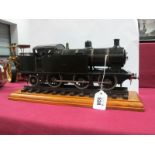 A Gauge One Live Steam (Spirit Fired) 0-6-2 Tank Steam Locomotive, model is kit and/or factory built