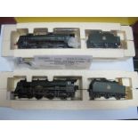 Two Hornby (China) 'OO' Gauge/4mm Boxed 4-6-0 Class 7P Royal Scot Locomotives and Six Wheel Tenders,