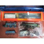 Three 'OO' Gauge/4mm Steam Locomotives For Spares/Repairs, Triang 4-6-2 "Princess Elizabeth",