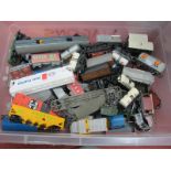 One Box of Approximately Fifty Items of Unboxed Rolling Stock,'OO' Gauge/4mm mainly Triang, fair