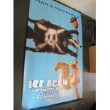 Ice Age 4, 2012 Official Cinema Banner, 244cm x 152cm. Trainwreck, 2015 Official Cinema Banner,