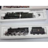 Two Bachmann 'OO' Gauge/4mm Boxed Steam Locomotives, Ref No 32-825 2-6-0 Ivatt Class 2MT BR green