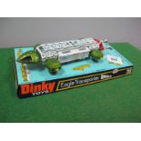 Dinky Toys No 359 Space 1999 Eagle Transporter, overall good condition, with original retail base.