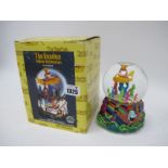 The Beatles Yellow Submarine Musical Globe, by Vandor, in original box.