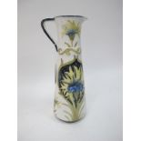 WITHDRAWN Moorcroft Burslem Pottery Elongated Ewer Vase, decorated in the Art Nouveau manner,