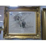 G. Vernon Stokes, Sporting Dogs with Prey, limited edition etching of 75, pencil signed to margin,