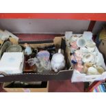 Lilliput Lane Model, Wade pigs, commemorative ware, other ceramics, Salter Mill No l, etc:- Two