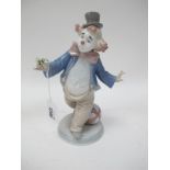Lladro Figurine 'For a Smile' 6937 (boxed), 23.5cm.