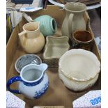 Lovatt's Ribbed Vase, Kensington jug, Hillstonia, French, other ceramics.