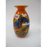 Anita Harris Tuscany Minos Vase, gold signed, 21cm high.