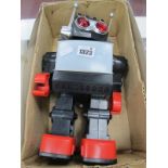 A Saturn TV Walking Robot, by Padgett Brothers, in original box.