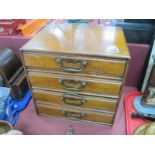 An Early XX Century Office File Chest, of four drawers, 30cm high and wide.