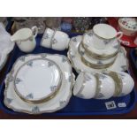 Paragon China, 'Bristol' Tea Service, of twenty five pieces:- One Tray.