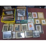 Original Artworks, Cries of London prints, Oriental, other pictures:- Two Boxes.
