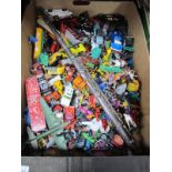 Matchbox, Corgi and Other Diecast Vehicles, plastic soldiers and animals, Malerne flute:- One Box