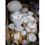 Royal Stafford 'Bouquet' Tea Ware, of eighteen pieces, Duchess Greensleeves (28), Winterling