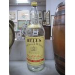 A Large Bells Whiskey Bottle (4.5 litres).