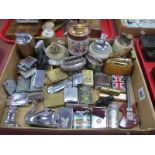 Lighters - Collibri, Ronson, Sonyx, Zippo, Star, novelty, etc, approximately forty four.
