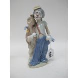 Lladro Figurine 'Pals Forever' 7686, (boxed) 21cm high.