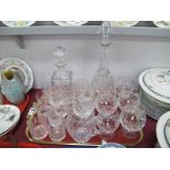 Two Decanters, water jug,