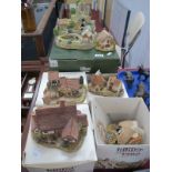 Lilliput Lane: 'Where Peaceful Waters Flow' (chimney damage), 'Crown Inn', ' Preston Mill', '