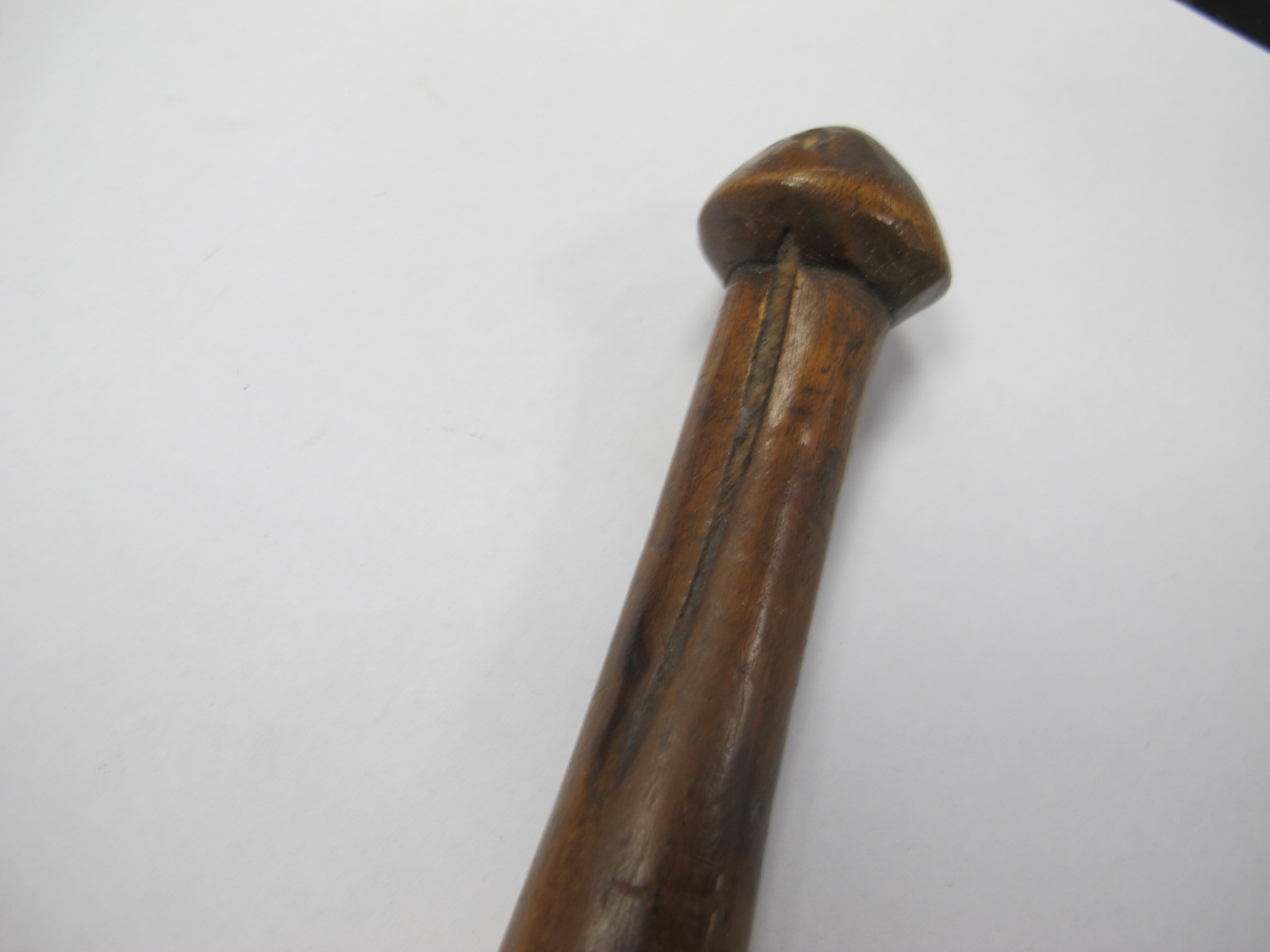 Sword in Shagreen? Scabbard, (damaged), hardwood African spear, 111cm long, walking stick scabbard. - Image 10 of 10