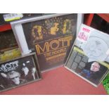 Mott The Hoople Martin Chambers signed coated Powerstroke 4 (unverified), two Mott prints, (3)