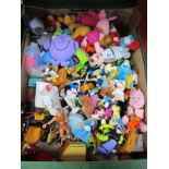 Disney Characters, McDonalds soft toys, etc:- One Box