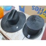 A.J White, Black Bowler Hat, Stetson Black Folo St Joe, Boot Jack, Brownsville Tx. (2)