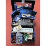 A Mixed Lot of Assorted Costume Jewellery, including necklaces, imitation pearls, boxed