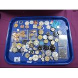 Assorted Wristwatch Dials, hands etc :- One Tray