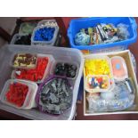 A Large Quantity of Lego, sorted into boxes by colour.