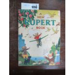 A New Rupert Book, 1945, minor wear, ink name and date to 'this belongs to' page, price unclipped.