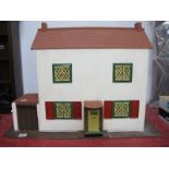 Dolls House, 70cm wide, with contents, including Japanese plastic items.