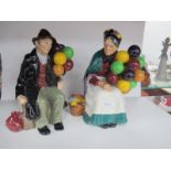 Royal Doulton Figurines, 'The Old Balloon Seller', 'The Balloon Man'. (2)