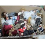 A Quantity of Dolls, in costume:- One Box