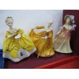 Royal Doulton Figurines 'The Last Waltz', 'Kirsty', 'Katie'. (3)