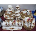 Royal Albert 'Old Country Roses' Table Ware, of approximately fifty three pieces, all first quality,