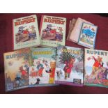 Rupert Annuals, 1964, 65, 68, 74 and The Monster Rupert Story and Picture Books x two, incomplete.