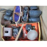 Full Vue Super Camera, Koroll Bencini Italy Camera, Helina camera, binoculars, etc:- One Box.