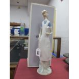 Lladro Nurse 4603, (boxed), 36.5cm high.