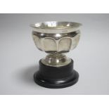 A Hallmarked Silver Bowl, Martin Hall & Co, Sheffield 1906, of circular lobed design, 18.5cm